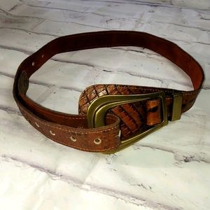 VINTAGE Kim White Belt
